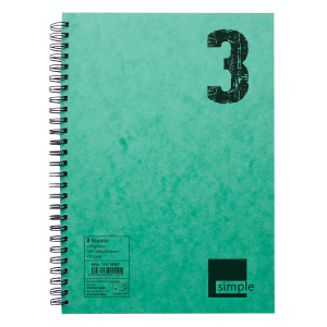 Τετράδιο Simple ΝΕΟΧΑΡΤ 17Χ25 3 Θεμάτων 90 Σελίδες