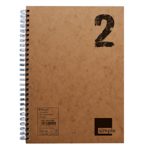 Τετράδιο Simple ΝΕΟΧΑΡΤ Α4 2 Θεμάτων 60 Σελίδες