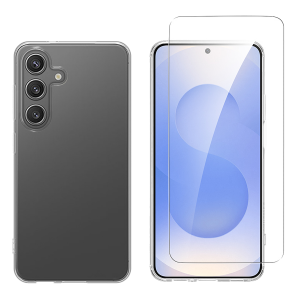 Διάφανη Θήκη + Γυαλί Προστασίας Οθόνης COSY για SAMSUNG Galaxy S25