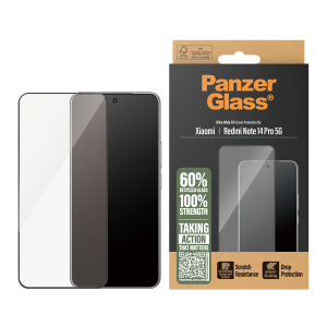 Γυαλί Προστασίας Οθόνης με Πλαίσιο PANZERGLASS Ultra - Wide Fit για XIAOMI Redmi Note 14 Pro 5G