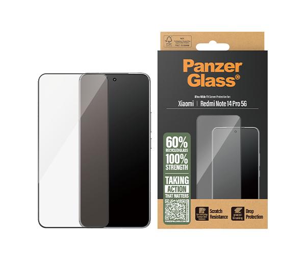 γυαλί προστασίας οθόνης με πλαίσιο PANZERGLASS Ultra - Wide Fit