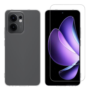 Διάφανη Θήκη + Γυαλί Προστασίας Οθόνης COSY για OPPO Reno 13F 5G