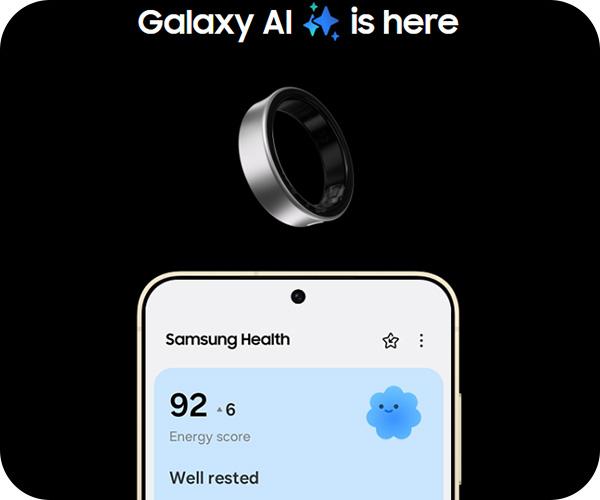 SAMSUNG Galaxy Ring Size 7 Titanium Black ai