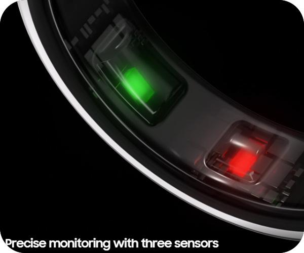 SAMSUNG Galaxy Ring Size 13 Titanium Black 3 sensors