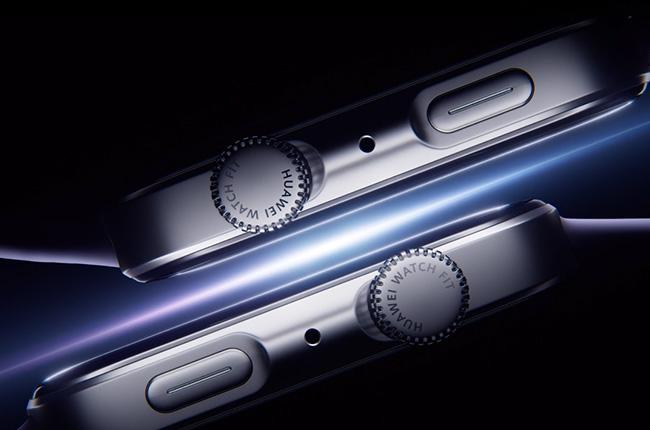 HUAWEI Watch Fit 4 Silver Woven Smartwatch design