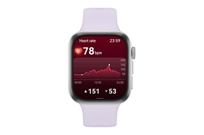 HUAWEI Watch Fit 4 Silver Woven Smartwatch spo2