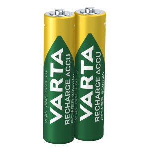 Επαναφορτιζόμενες Μπαταρίες VARTA AAA 800mAh (2 Τεμάχια)