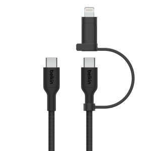 Καλώδιο BELKIN Braided 2 σε 1 USB Type-C σε Lightning 1.5 Μέτρο