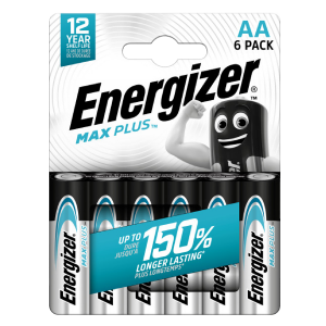 Αλκαλικές Μπαταρίες ENERGIZER Max Plus AA (6 Τεμάχια)