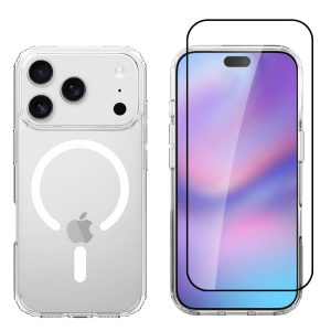 Διάφανη Θήκη COSY Acrylic MagSafe + Γυαλί Προστασίας Οθόνης με Πλαίσιο για iPhone 17 Pro