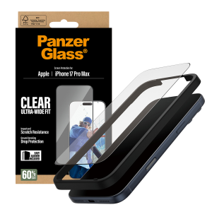 Γυαλί Προστασίας Οθόνης με Πλαίσιο PANZERGLASS Clear Ultra - Wide Fit για iPhone 17 Pro Max
