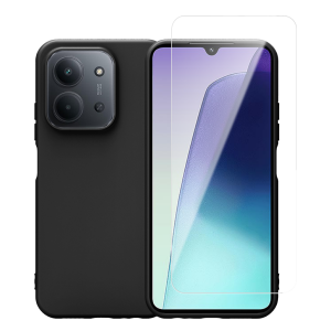 Θήκη Σιλικόνης + Γυαλί Προστασίας Οθόνης COSY για XIAOMI Redmi 15C 4G/ 5G