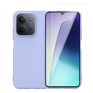 Θήκη Σιλικόνης + Γυαλί Προστασίας Οθόνης COSY για XIAOMI Redmi 15C 4G/ 5G