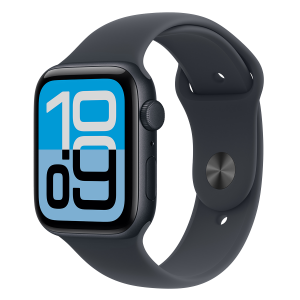 APPLE Watch Series SE 3 GPS + Cellular 44mm Midnight Aluminum Case with Midnight Sport Band Small/ Medium Smartwatch