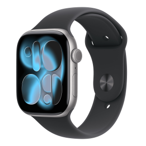 APPLE Watch Series 11 GPS 42mm Space Grey Aluminium Case with Black Sport Band Medium/Large Smartwatch