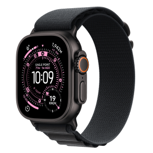 APPLE Watch Ultra 3 GPS + Cellular 49mm Black Titanium Case with Black Alpine Loop Medium Smartwatch