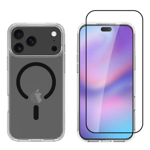 Ημιδιάφανη Θήκη COSY Acrylic MagSafe + Γυαλί Προστασίας Οθόνης με Πλαίσιο για iPhone 17 Pro Max