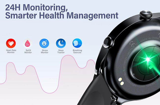 RIVERSONG Motive 7C Black Smartwatch