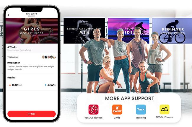 YESOUL S3 Spinning Bike app