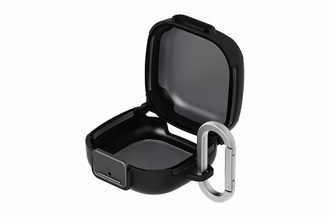 Θήκη Clip Carabiner για Samsung Galaxy Buds 4 / Buds 4 Pro Black