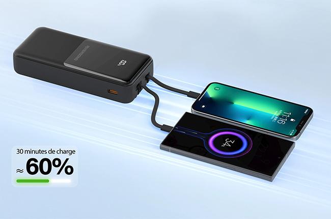 POWERBANK RIVERSONG φορτιση