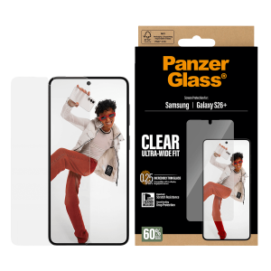 Γυαλί Προστασίας Οθόνης PANZERGLASS Ultra-Wide Fit για SAMSUNG Galaxy S26+