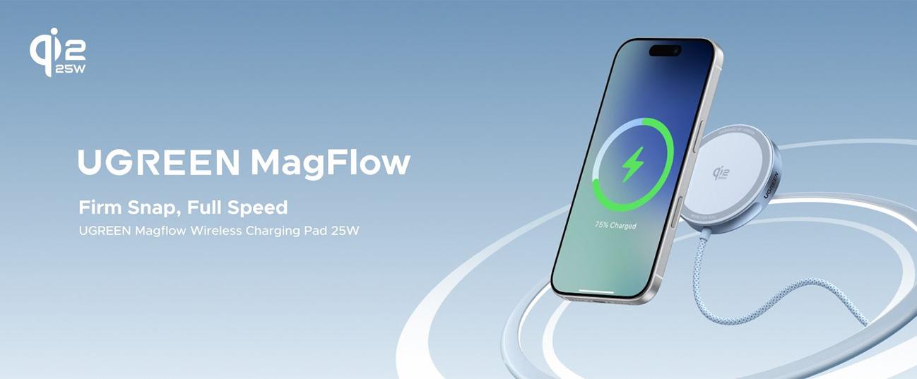 Ασύρματος Φορτιστής UGREEN Magnet Qi2 25W