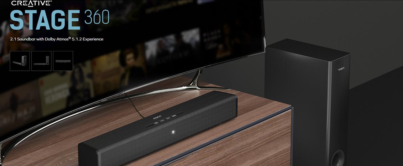 CREATIVE Stage 360 2.1 Soundbar