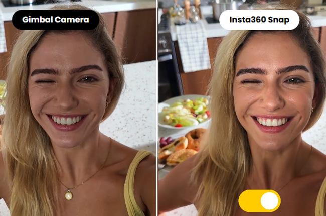 Insta360 Snap Selfie Screen