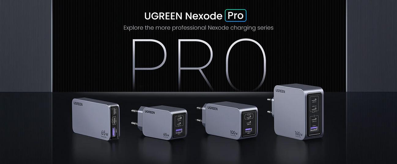 Φορτιστής Ταξιδίου UGREEN Nexode Pro 3 Port GaN Mini 100W