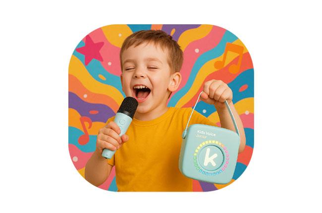  Bluetooth Ηχείο KIDDOBOO Kidsvoice με Ασύρματο Μικρόφωνο​ 